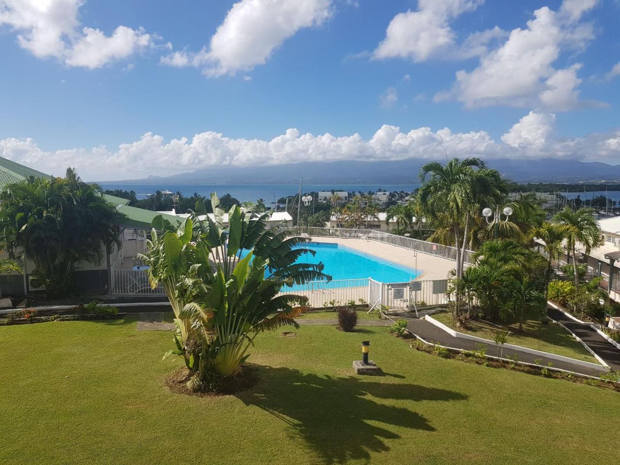 Superbe Studio En Duplex, Vue Sur Mer Et Piscine Le Gosier  Eksteriør billede